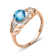 Damenring mit London Blue Topas Bild 1