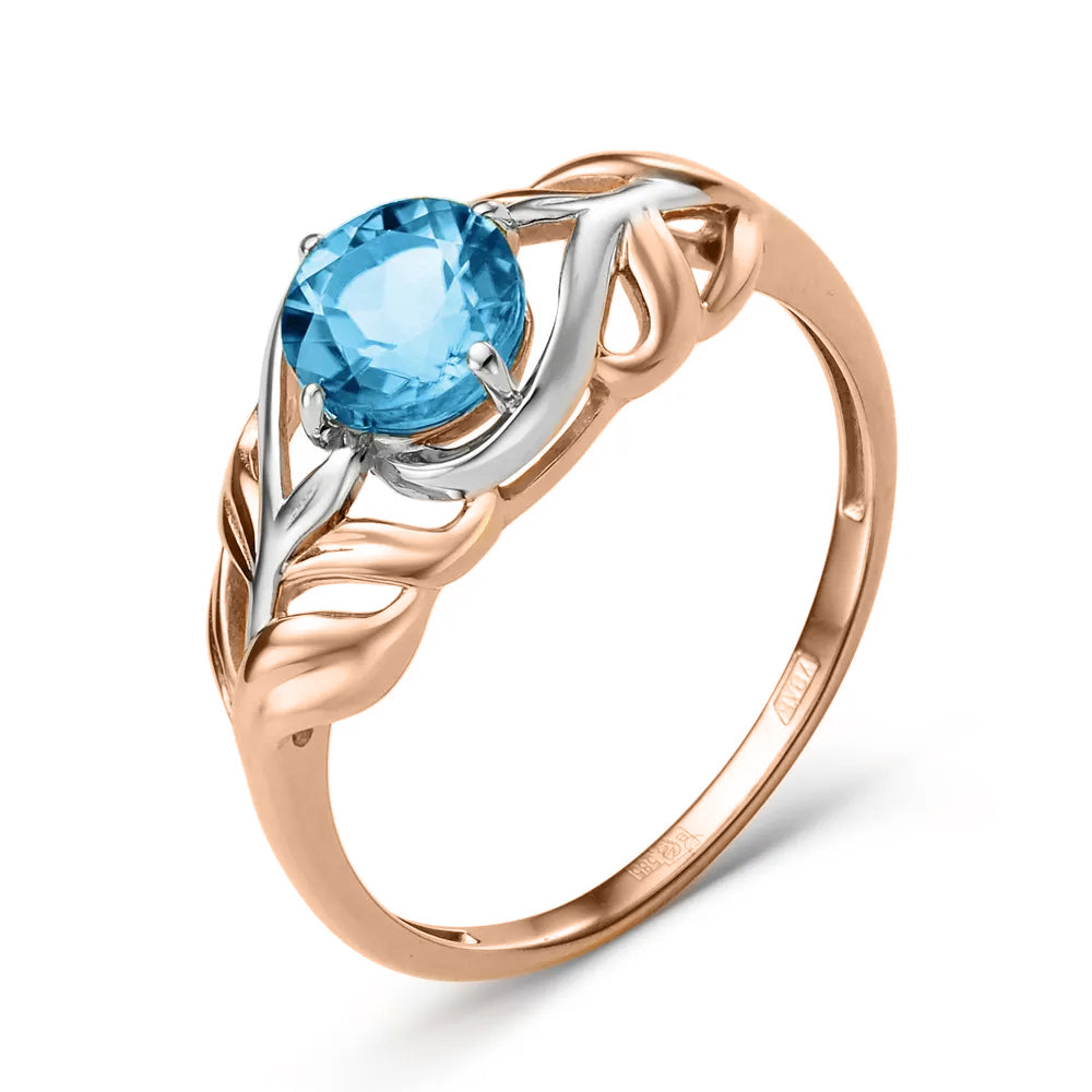 Damenring mit London Blue Topas Bild 1