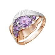 Damenring mit Amethyst Bild 1