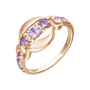 Damenring mit Amethysten Bild 1