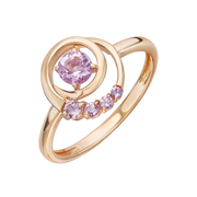 Damenring mit Amethysten Bild 1