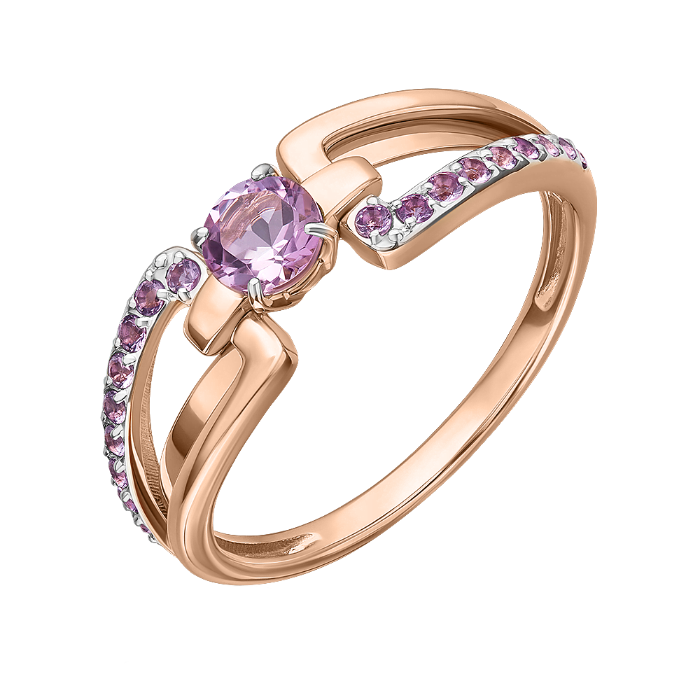 Damenring mit Amethyst Bild 1