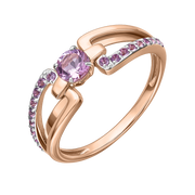 Damenring mit Amethyst Bild 1
