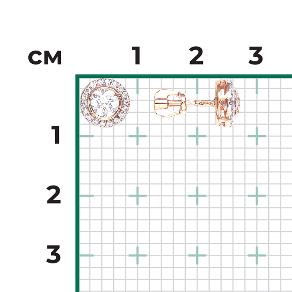Ohrstecker mit Zirkonia Bild 2