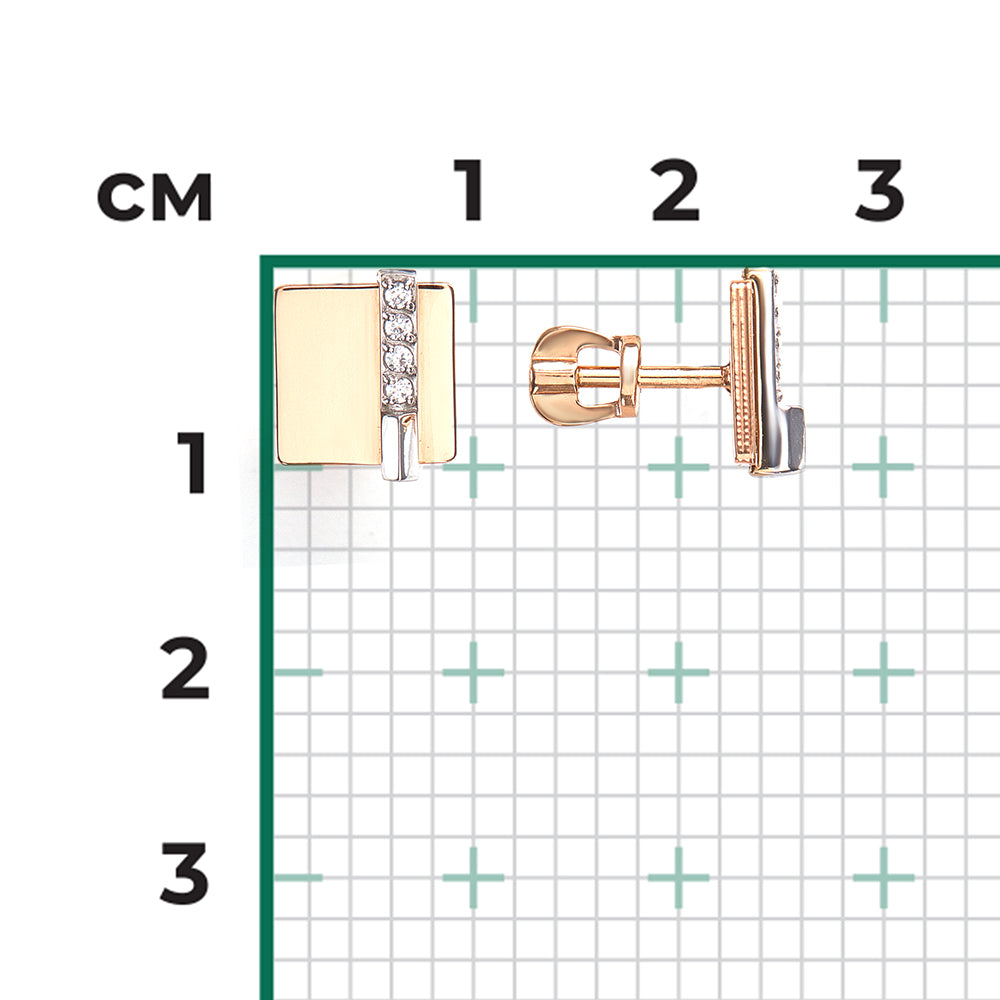 Ohrstecker mit Zirkonia Bild 2