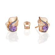 Ohrstecker mit Amethyst Bild 1