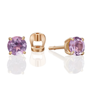 Ohrstecker mit Amethyst Bild 1