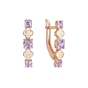 Ohrhänger mit Amethysten Bild 1