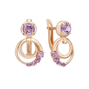 Ohrhänger mit Amethysten Bild 1