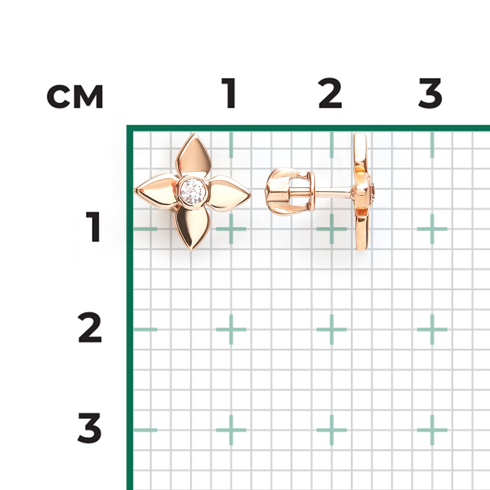 Ohrstecker mit Zirkonia Bild 2