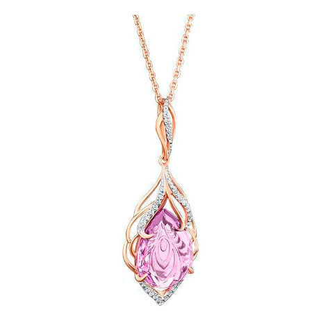 Anhänger mit Zirkonia und Amethyst Bild 1