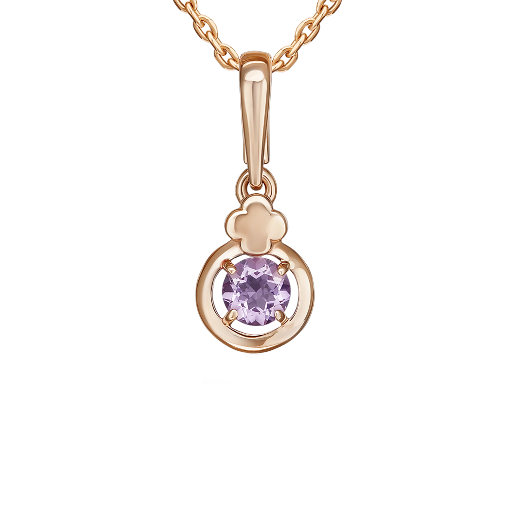 Anhänger mit Amethyst Bild 1
