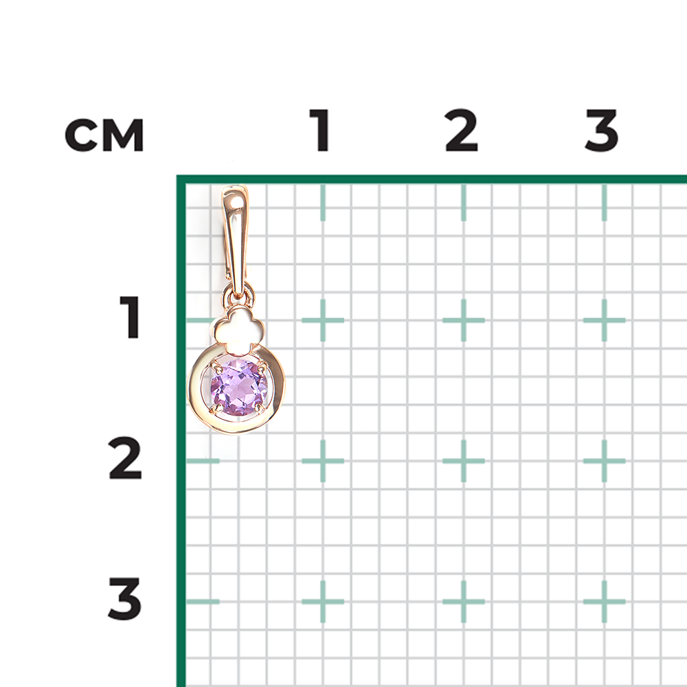 Anhänger mit Amethyst Bild 2
