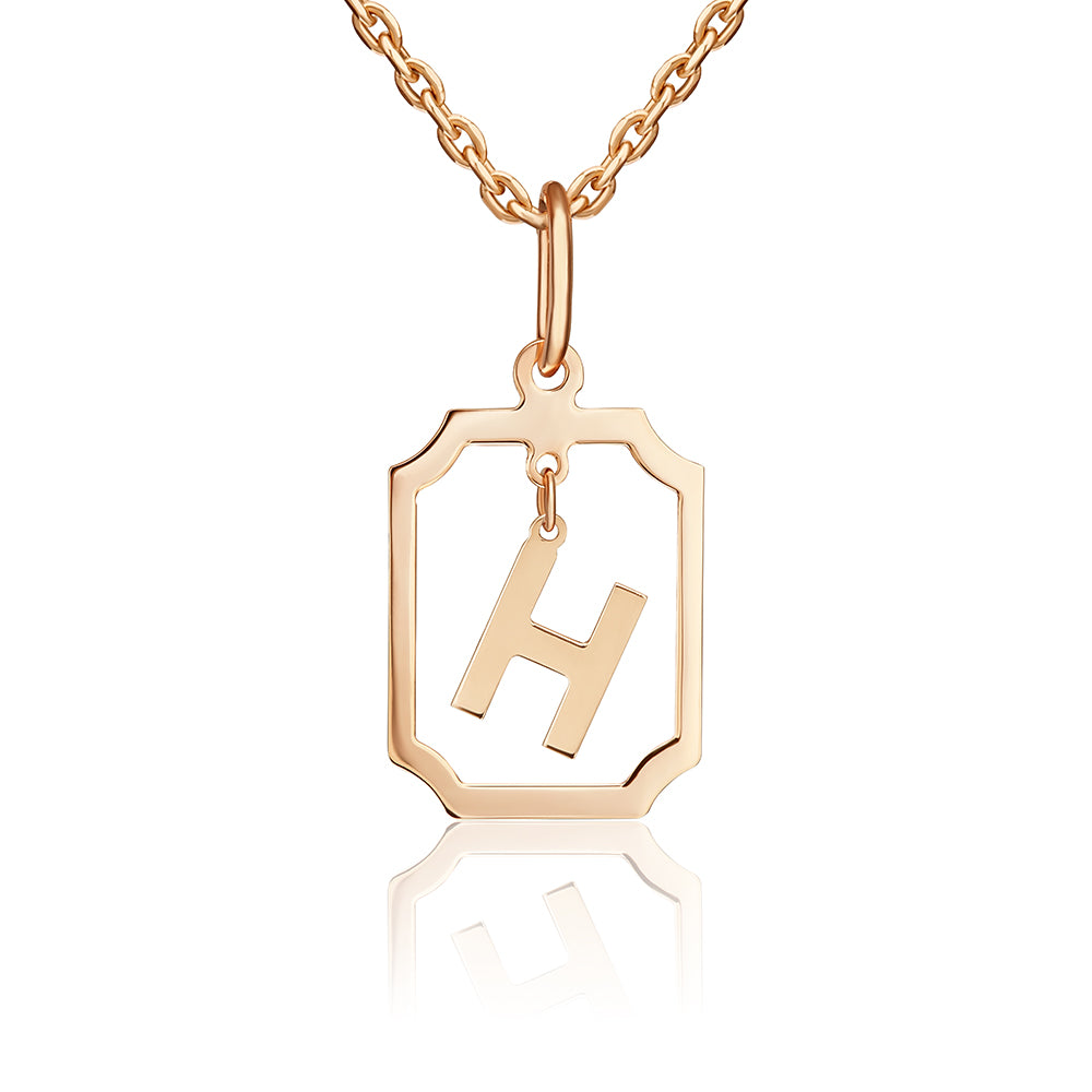 Buchstabenanhänger "H" Bild 1
