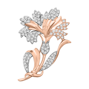 Brosche mit Zirkonia Bild 1