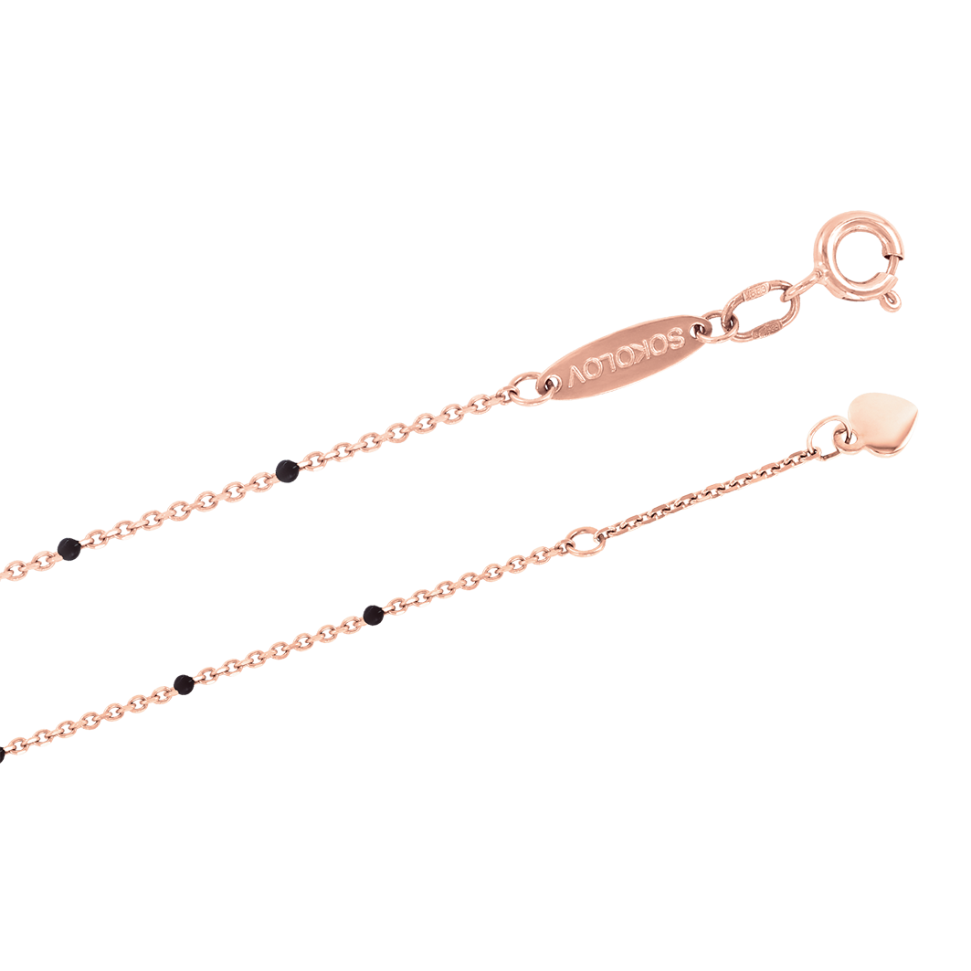 Fußkette mit Emaille Bild 1