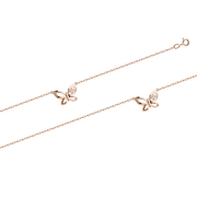 Fußkette mit Zirkonia Bild 1