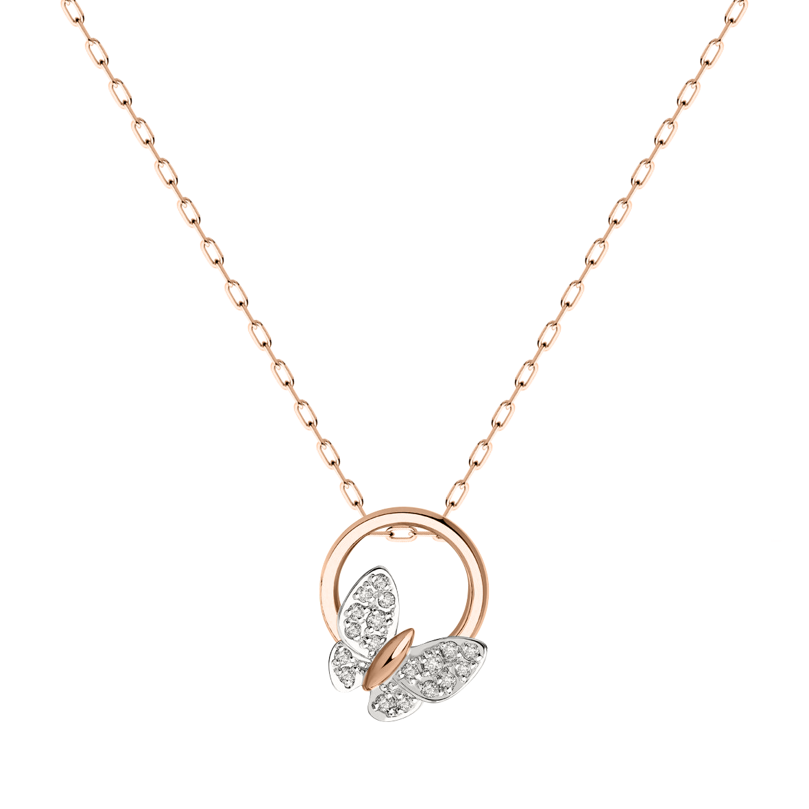 Collier mit Anhänger und Zirkonia Bild 1