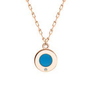 Collier mit Zirkonia und Emaille Bild 1