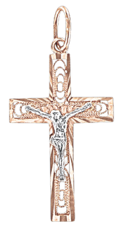 Anhänger – Kreuz mit Gravur Bild 1