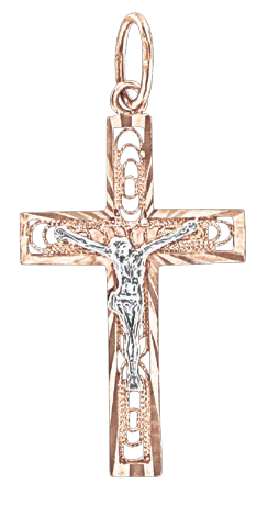 Anhänger – Kreuz mit Gravur Bild 1