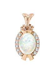 Anhänger mit Opal und Zirkonia Bild 1