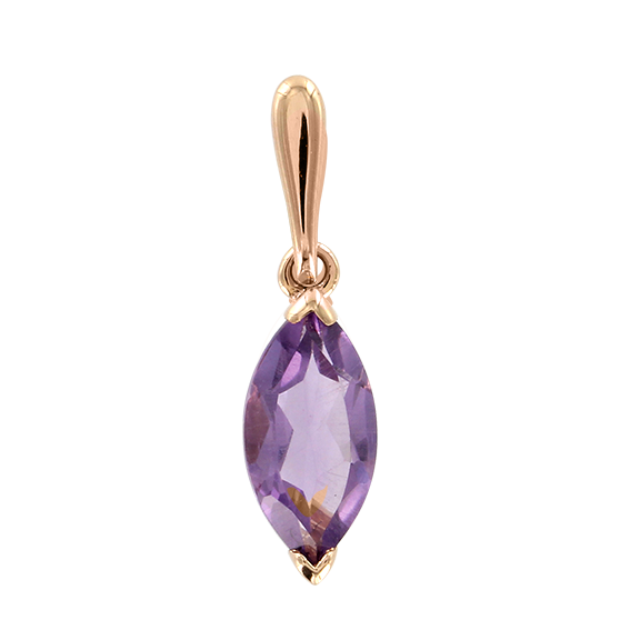 Anhänger mit Amethyst Bild 1