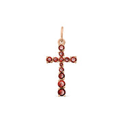 Anhänger – Kreuz mit Granat Bild 1