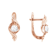 Ohrhänger mit Zirkonia Swarovski Bild 1
