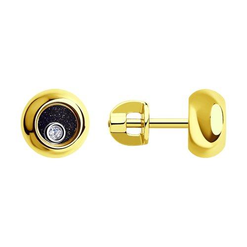 Ohrstecker mit Brillant Bild 1