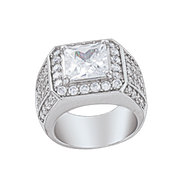 Herrenring mit Zirkonia Bild 1
