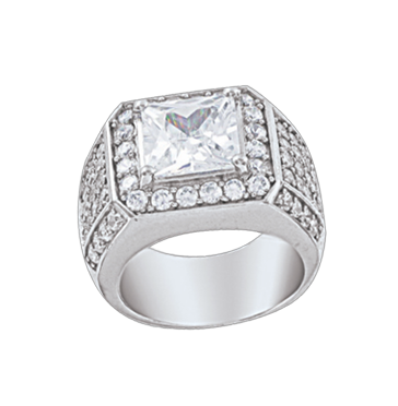 Herrenring mit Zirkonia Bild 1