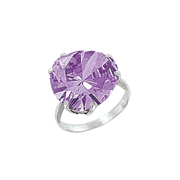 Damenring mit Amethyst Bild 1