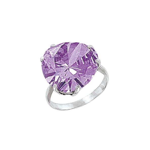 Damenring mit Amethyst Bild 1