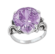 Damenring mit Amethyst Bild 1