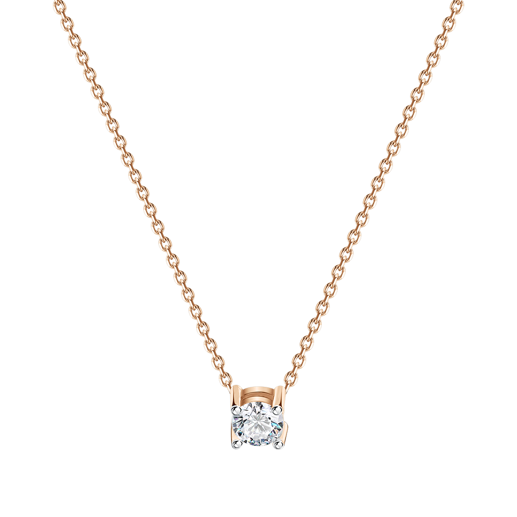 Collier mit Brillant Bild 1