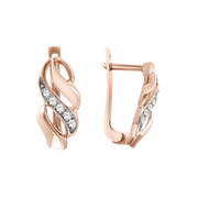 Ohrhänger mit Zirkonia Bild 1