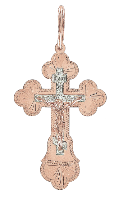 Anhänger–Kreuz mit Gravur Bild 1