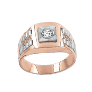 Herrenring mit Zirkonia Bild 1