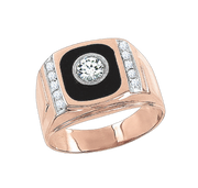 Herrenring mit Zirkonia Bild 1