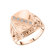 Herrenring mit Zirkonia Bild 1