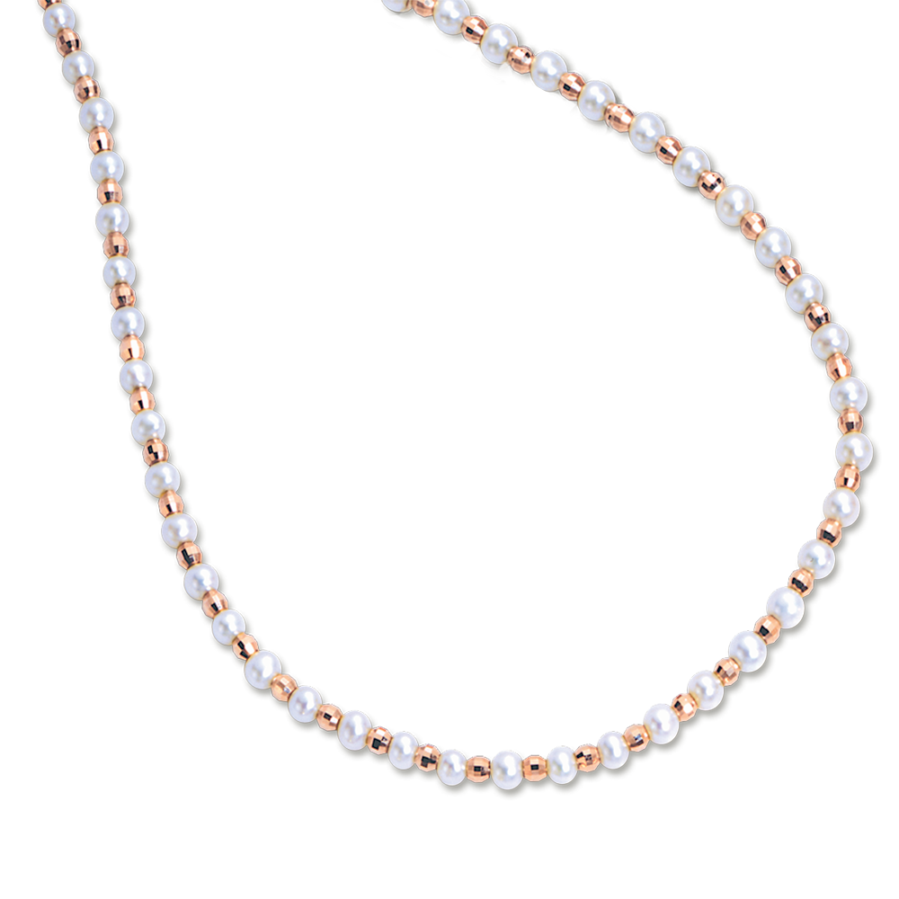 Collier mit Perlen Bild 1