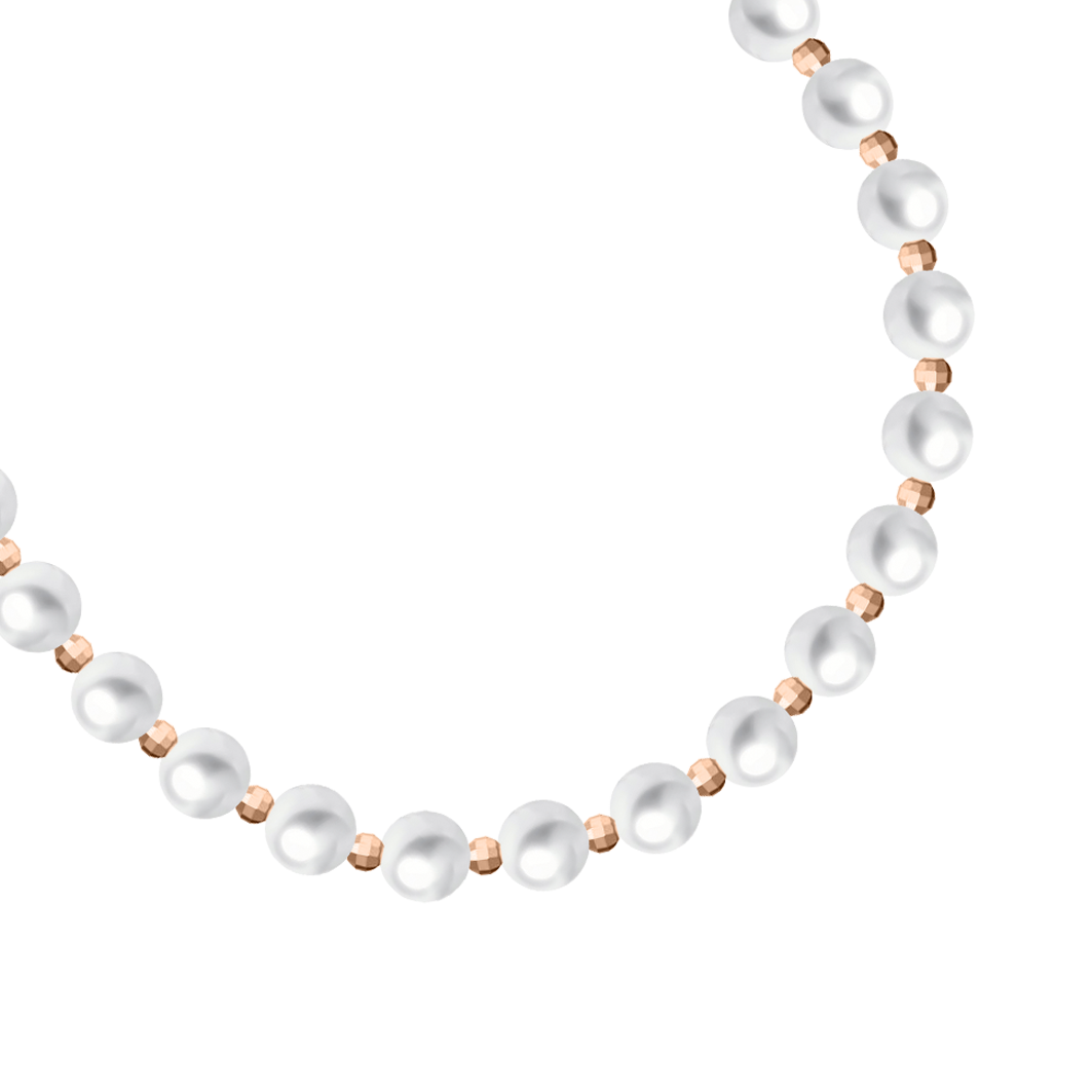 Collier mit Perlen Bild 1