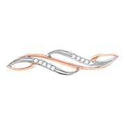 Brosche mit Zirkonia Bild 1