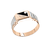 Herrenring mit Zirkonia Bild 1