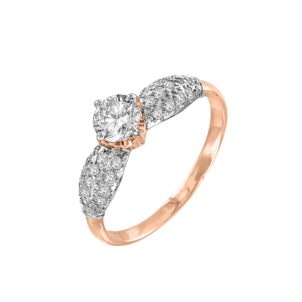 Damenring mit Swarovski Zirkonia Bild 1