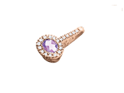 Anhänger mit Amethyst und Brillant Bild 1