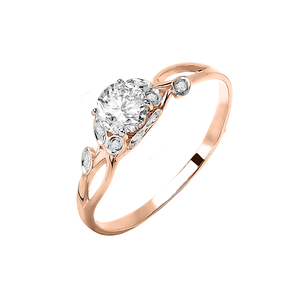 Damenring mit Swarovski Zirkonia Bild 1