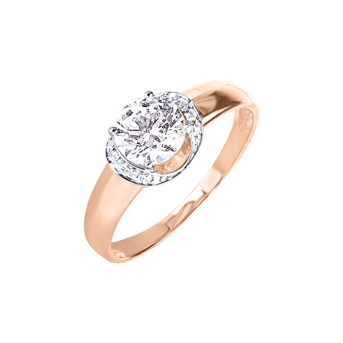 Damenring mit Swarovski Zirkonia Bild 1