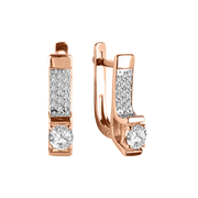 Ohrhänger mit Swarovski Zirkonia Bild 1